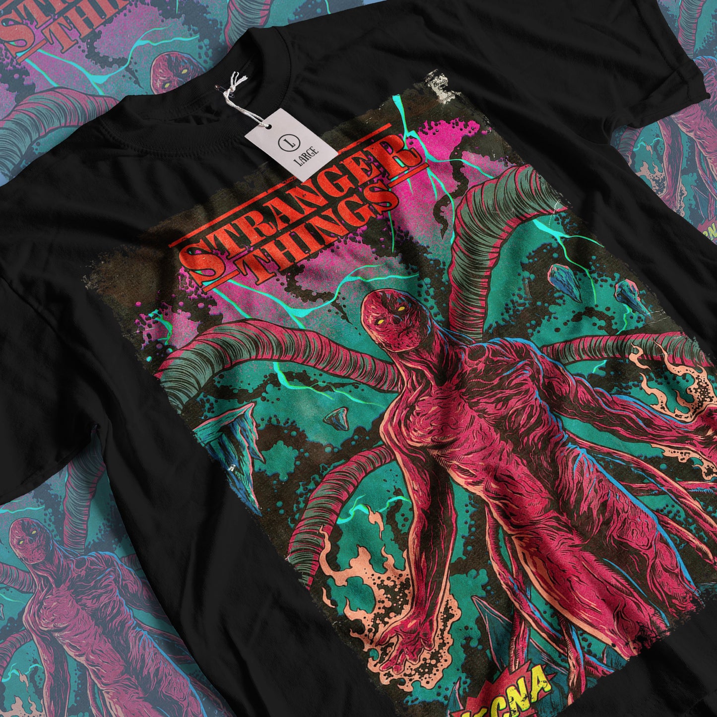 Stranger Things Horror Sci-Fi TV Series | Unisex Graphic Short Sleeve Tee