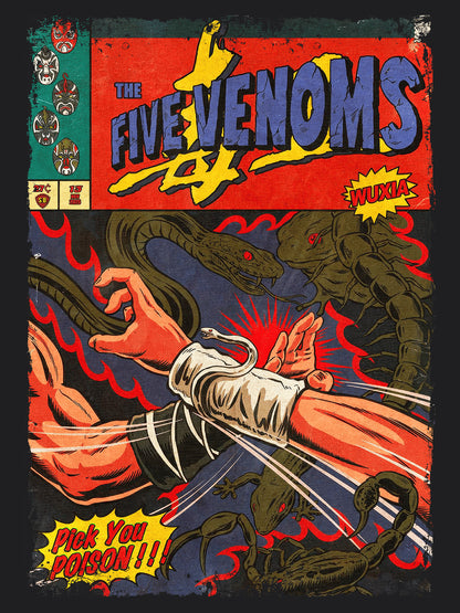 The Five Venoms Movie | Unisex Graphic Short Sleeve Tee