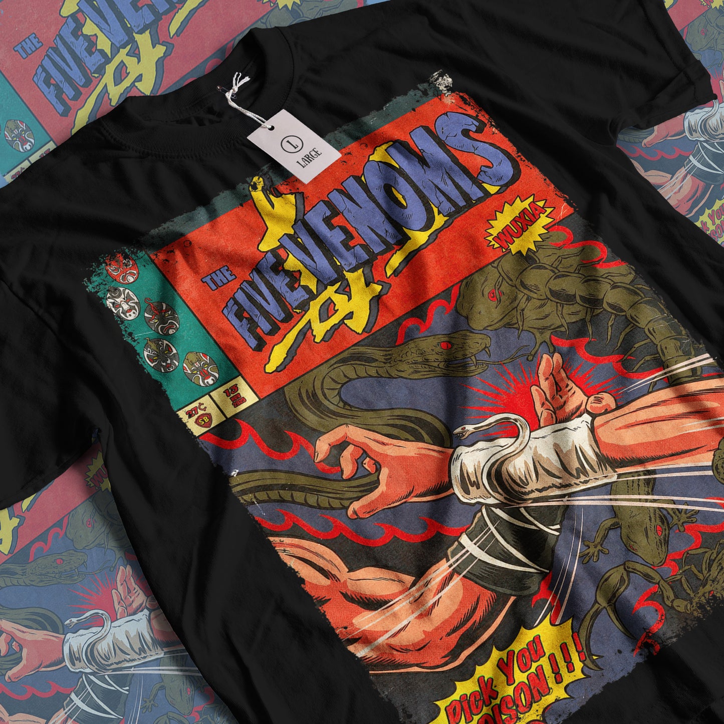 The Five Venoms Movie | Unisex Graphic Short Sleeve Tee