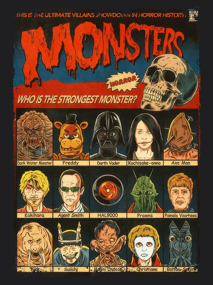 Monsters Horror Movie | Unisex Graphic Short Sleeve Tee