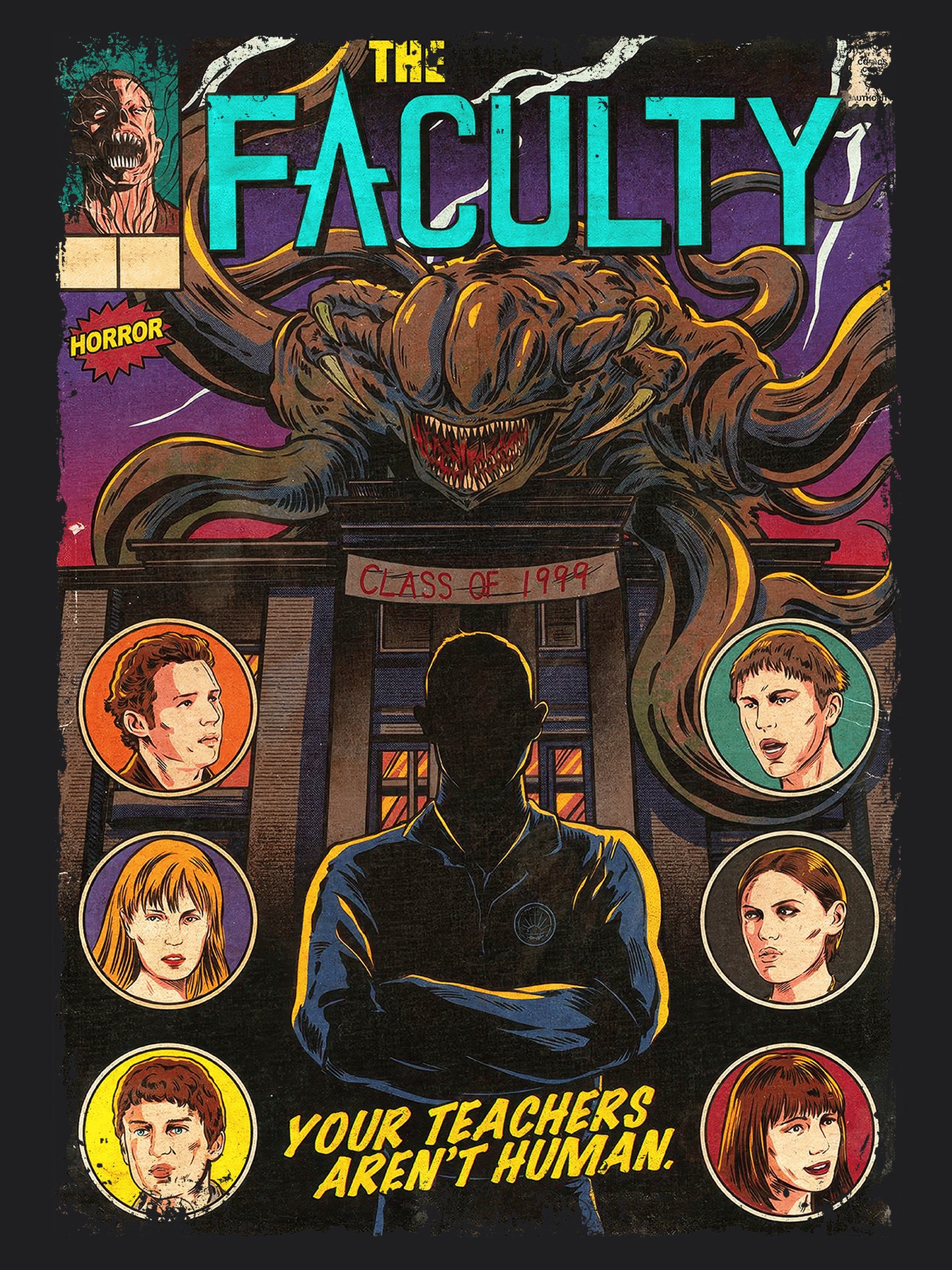 The Faculty Horror Movie | Unisex Graphic Short Sleeve Tee