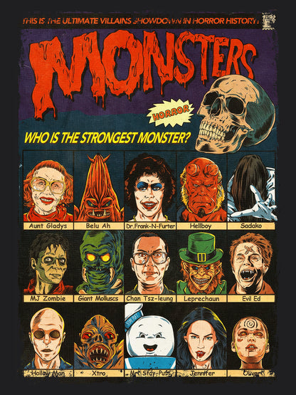Monsters Horror Movie | Unisex Graphic Short Sleeve Tee