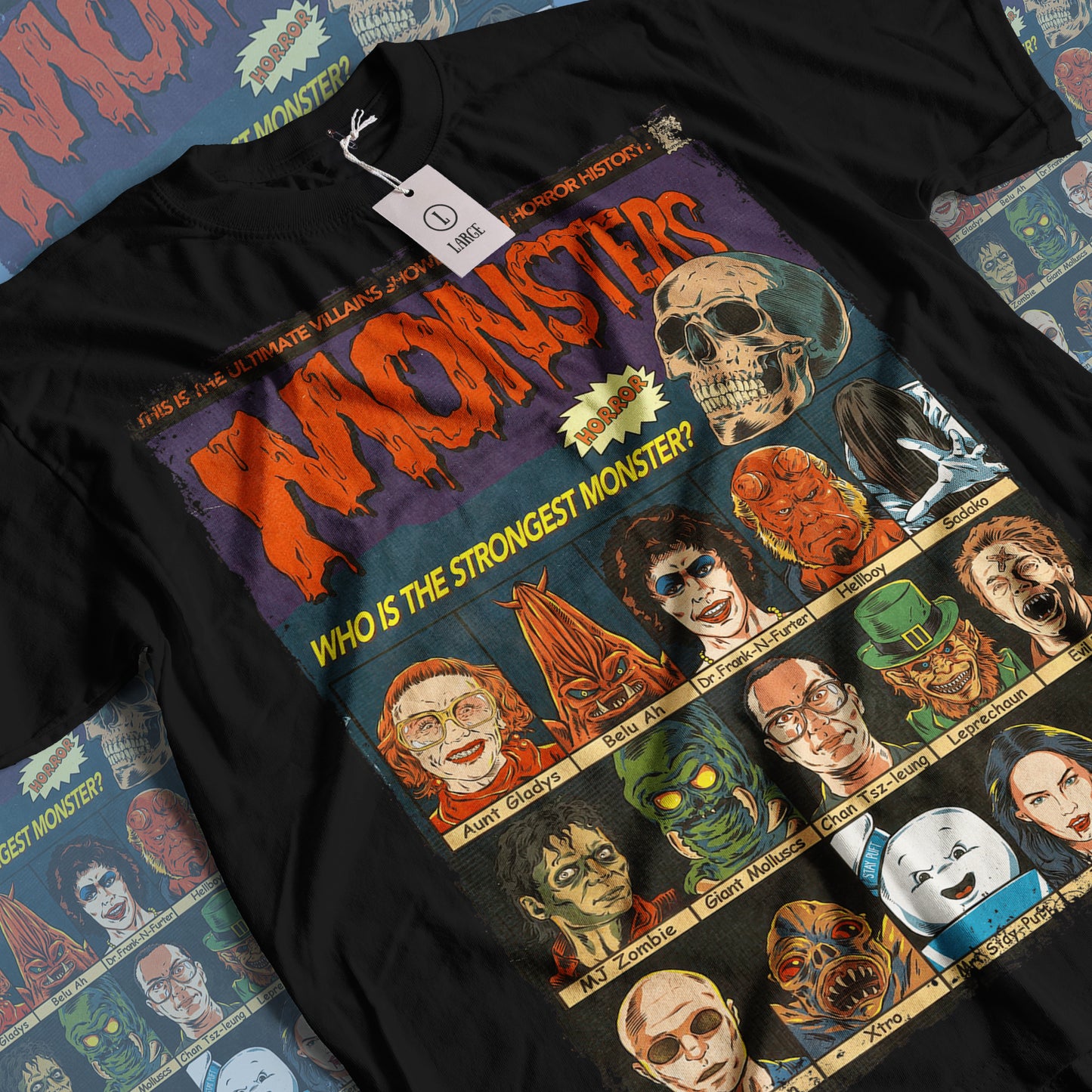 Monsters Horror Movie | Unisex Graphic Short Sleeve Tee
