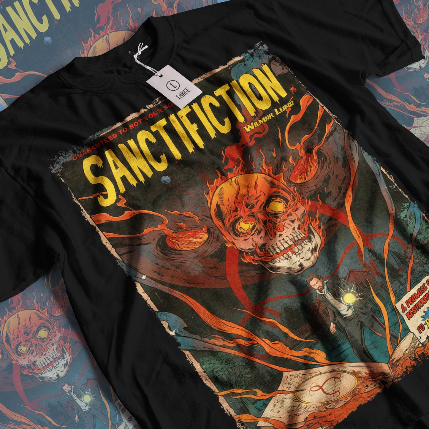 Sactifiction Horror Movie | Unisex Graphic Short Sleeve Tee