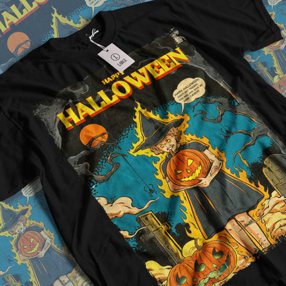 Happy Halloween Horror Movie | Unisex Graphic Short Sleeve Tee