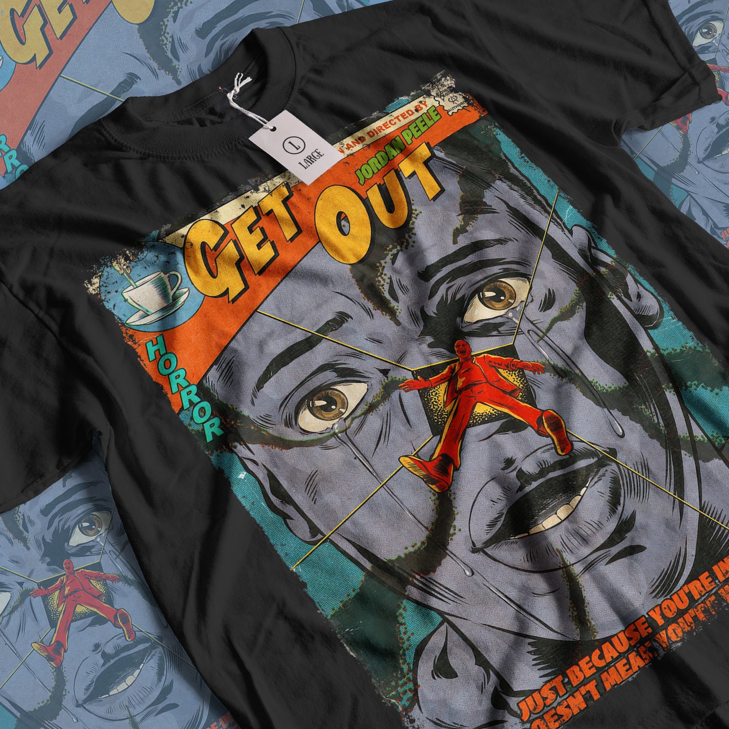 Get Out Horror Movie | Unisex Graphic Short Sleeve Tee