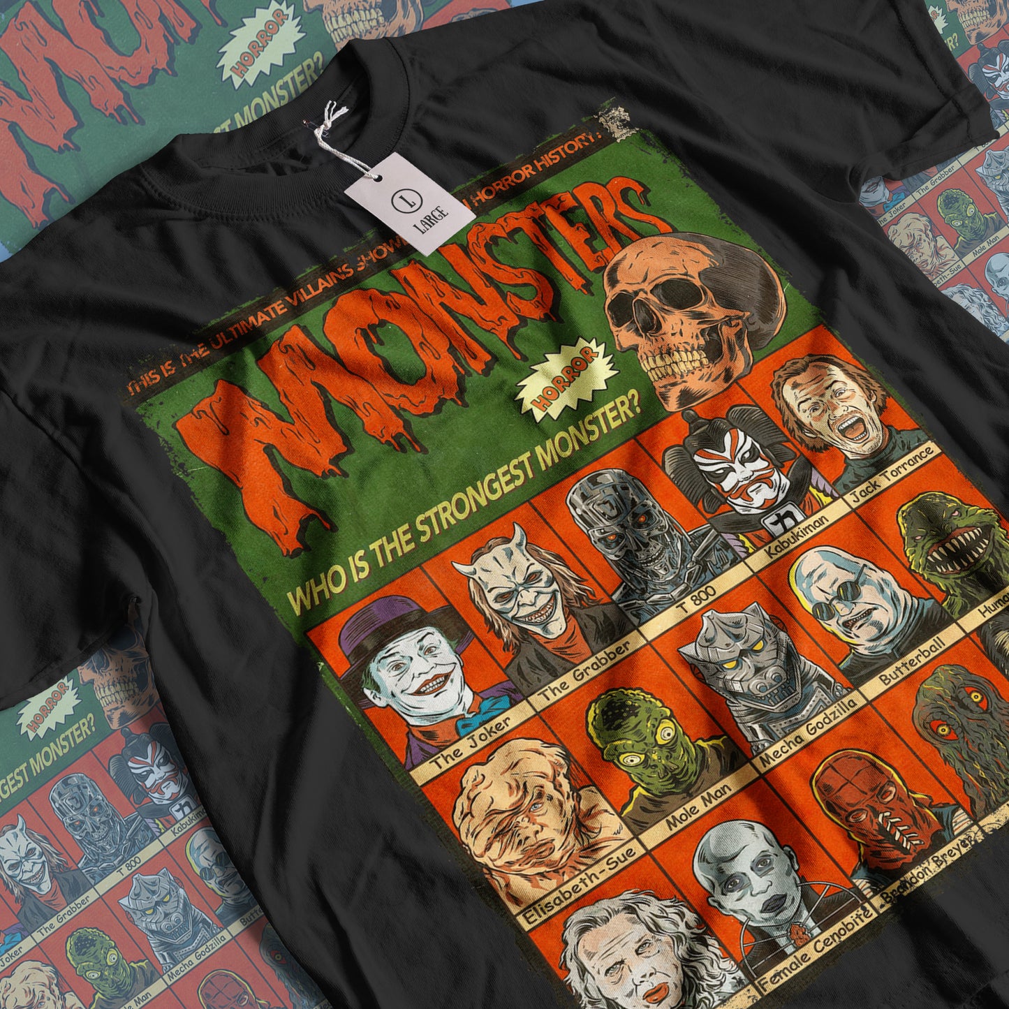 Monsters Horror Movie | Unisex Graphic Short Sleeve Tee
