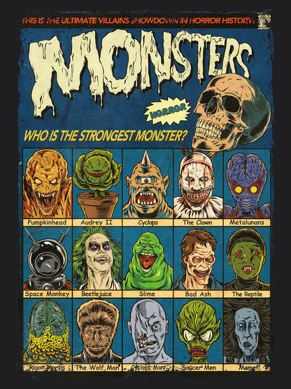 Monsters Horror Movie | Unisex Graphic Short Sleeve Tee