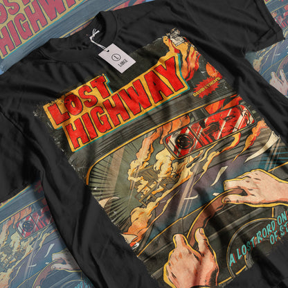 Lost Highway Horror Movie | Unisex Graphic Short Sleeve Tee