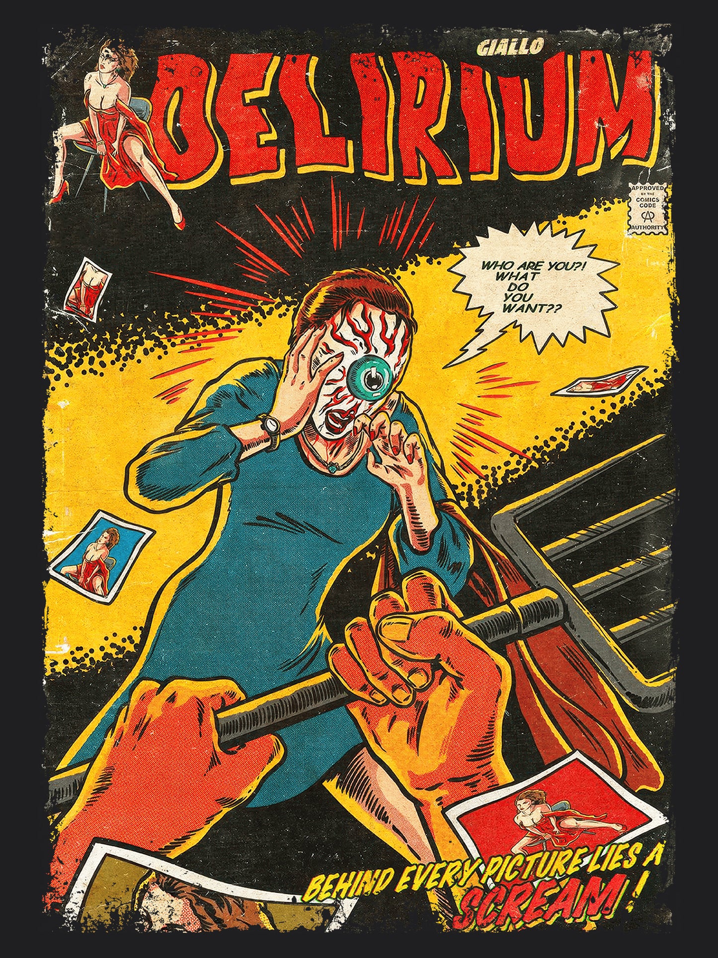 Delirium Horror Movie | Unisex Graphic Short Sleeve Tee