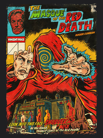 The Masque of The Red Death Horror Movie | Unisex Graphic Short Sleeve Tee