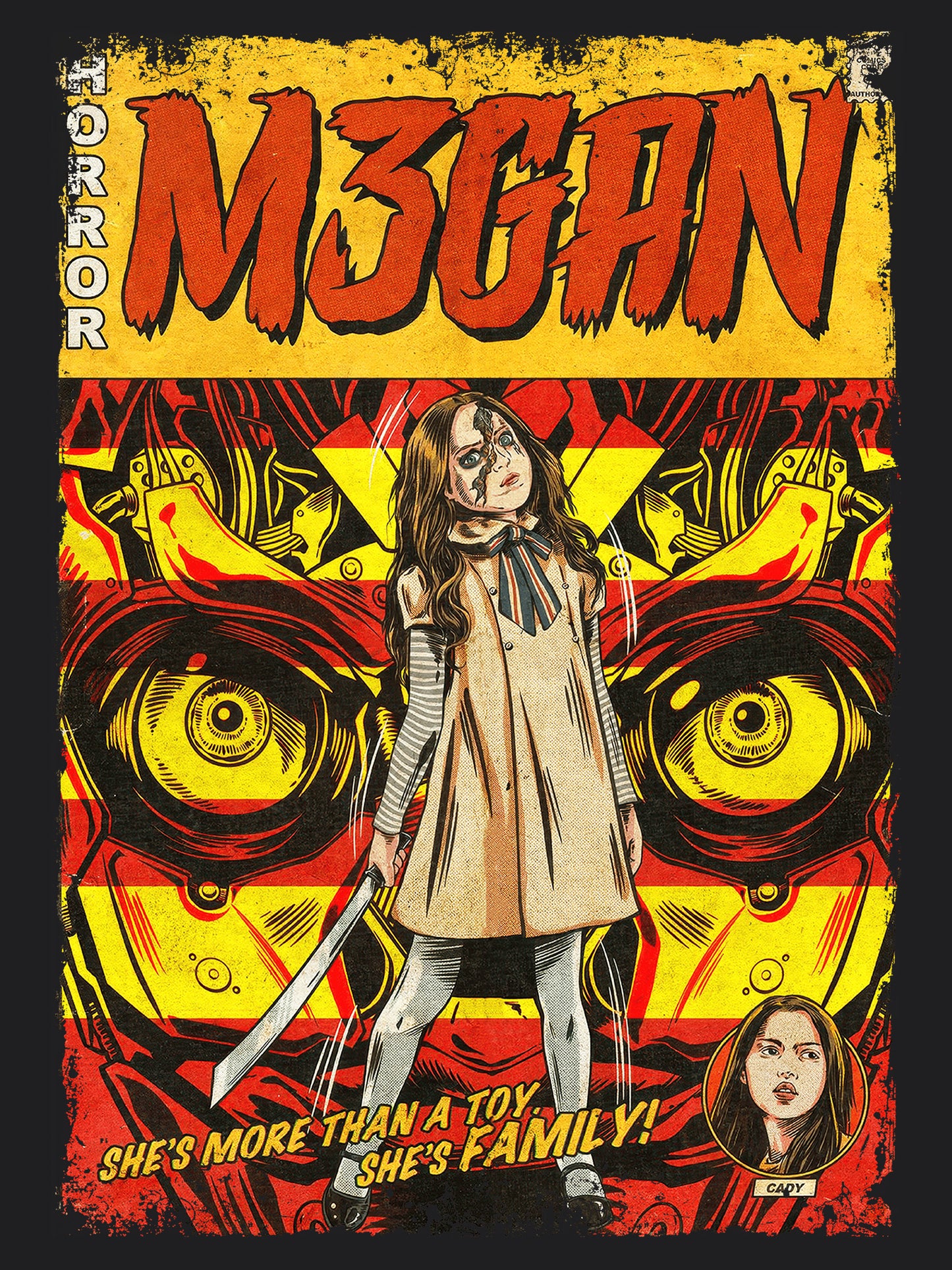M3gan Horror Movie | Unisex Graphic Short Sleeve Tee