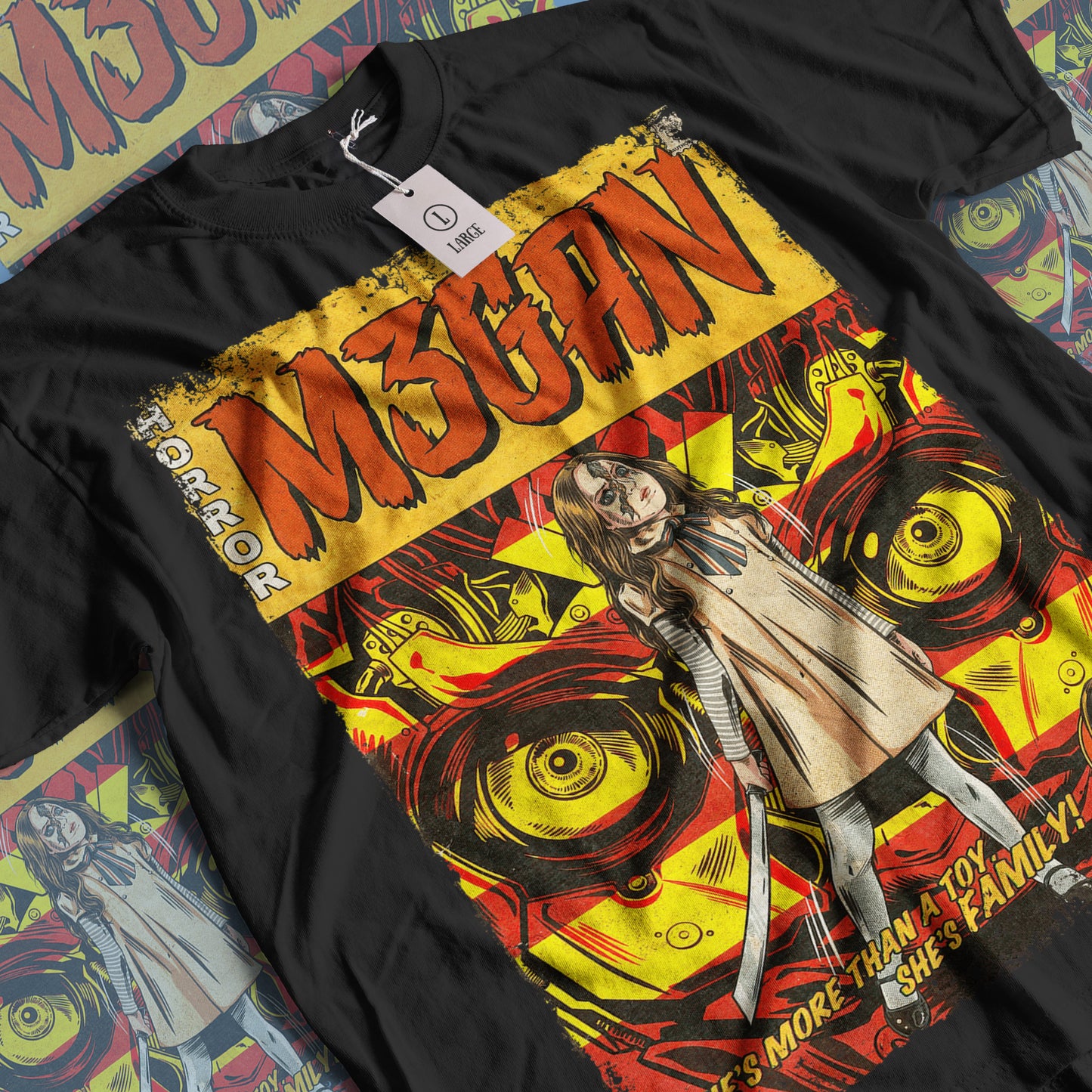 M3gan Horror Movie | Unisex Graphic Short Sleeve Tee
