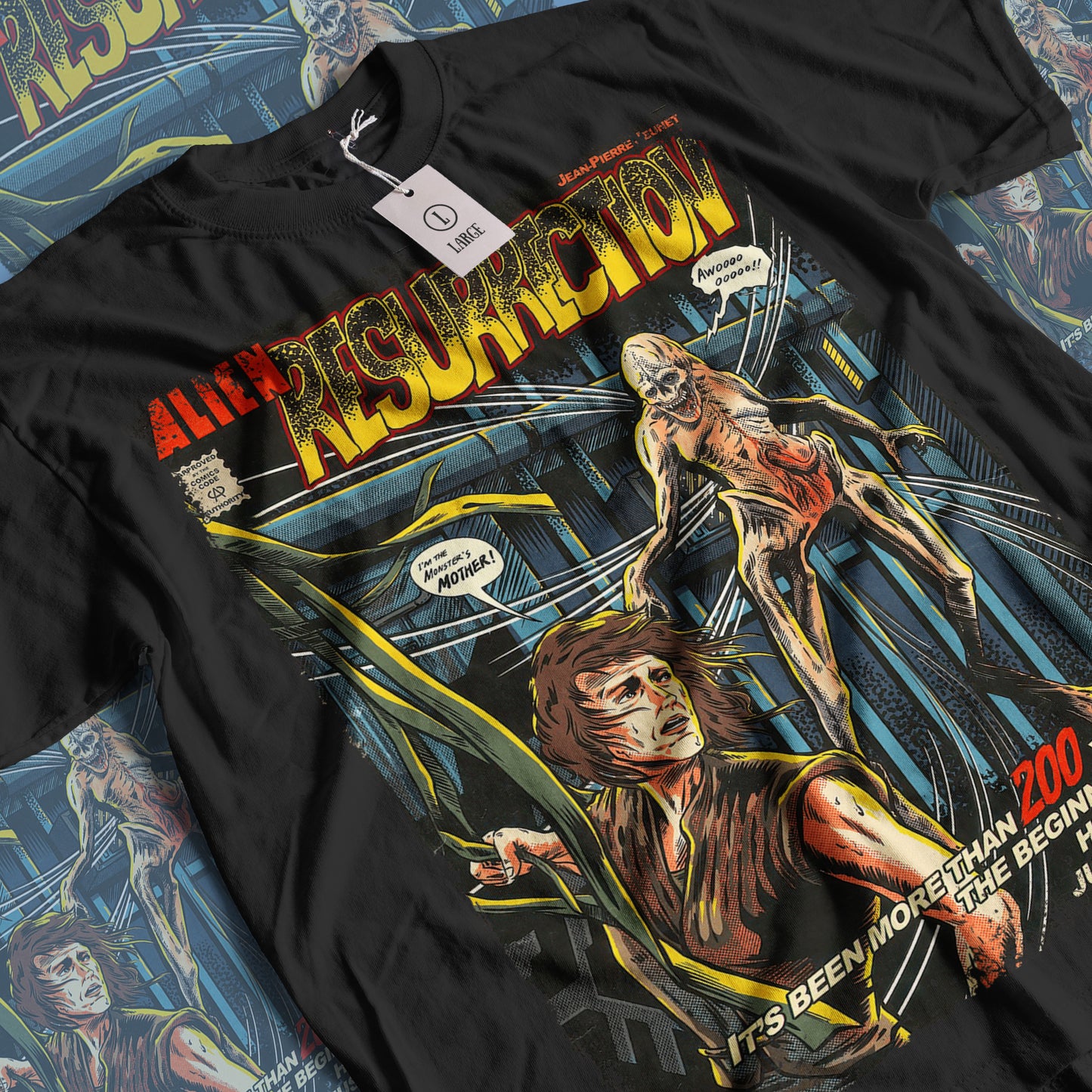 Alien Resurrection Horror Sci-fi Movie | Unisex Graphic Short Sleeve Tee