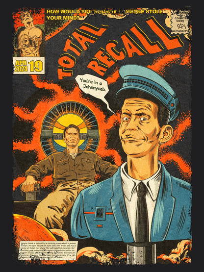 Total Recall Action Sci-Fi Movie | Unisex Graphic Short Sleeve Tee