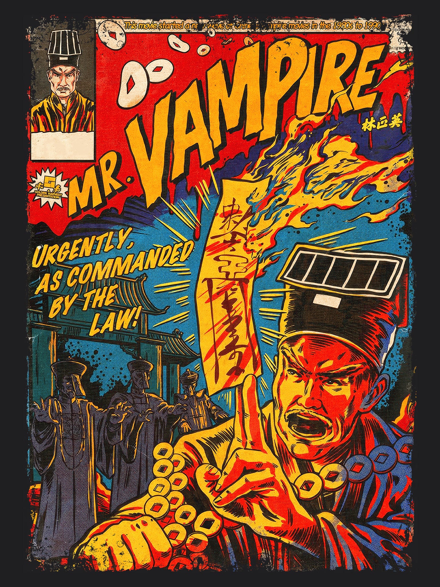 Mr. Vampire Horror Movie | Unisex Graphic Short Sleeve Tee