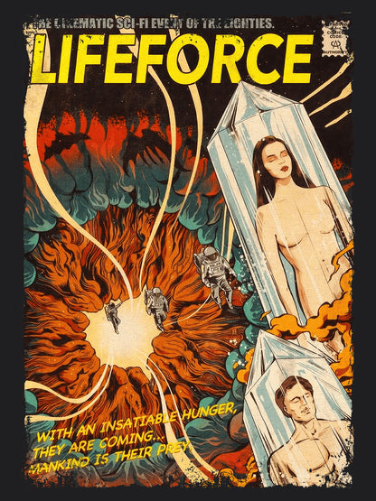 Lifeforce Horror Movie | Unisex Graphic Short Sleeve Tee