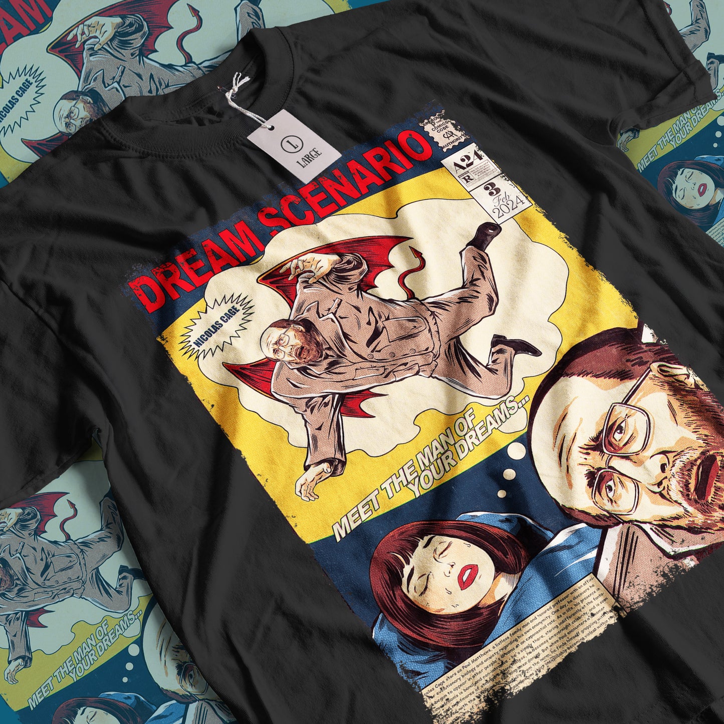 Dream Scenario Fantasy Movie | Unisex Graphic Short Sleeve Tee