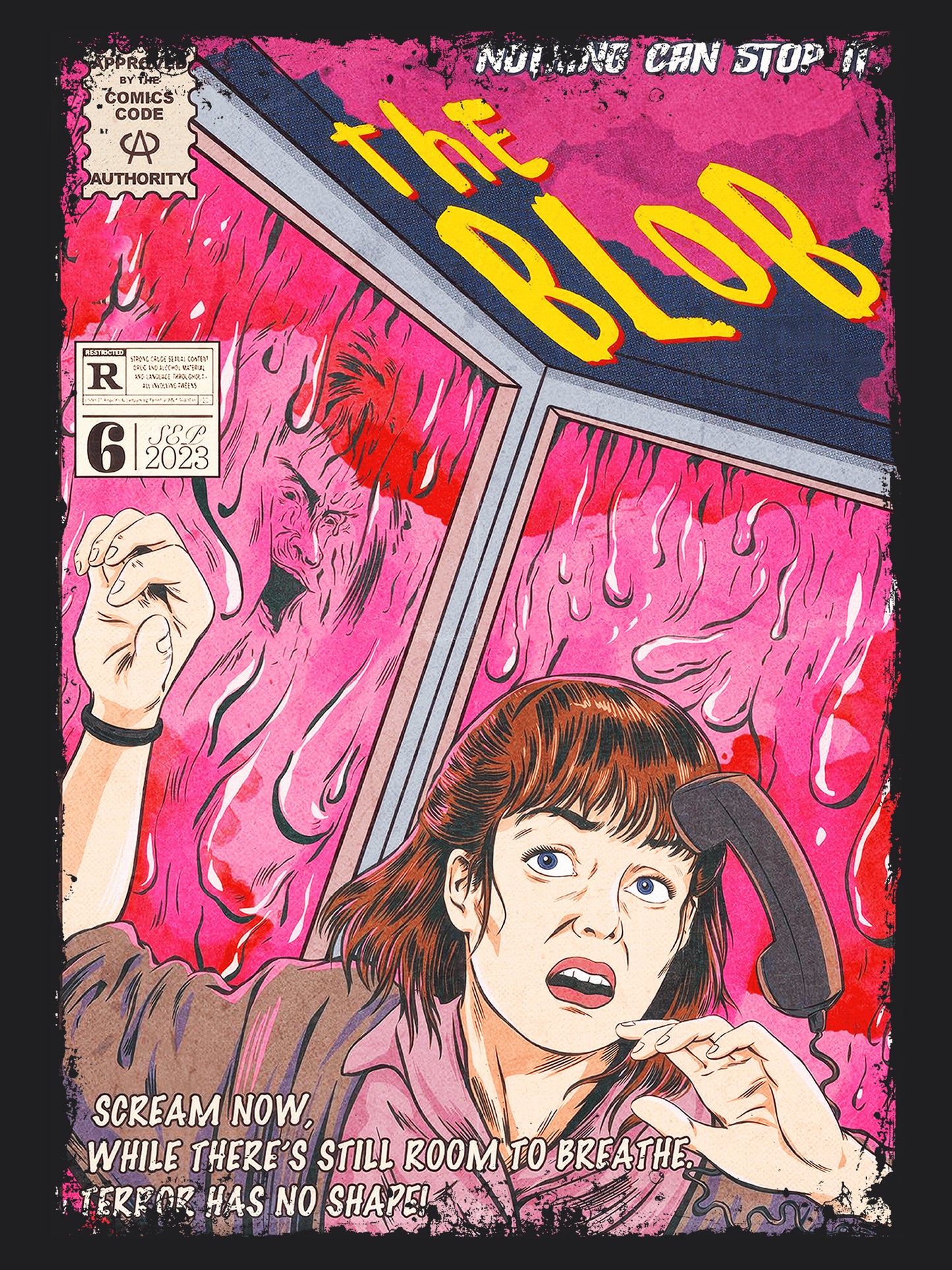 The Blob Horror Movie | Unisex Graphic Short Sleeve Tee