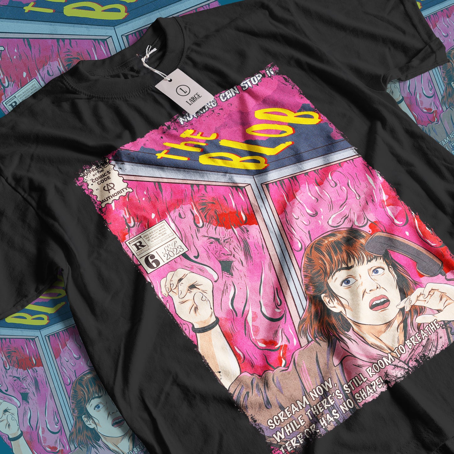 The Blob Horror Movie | Unisex Graphic Short Sleeve Tee