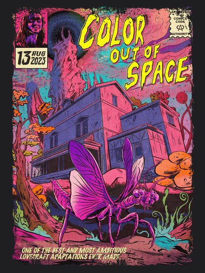 Color Out of Space Horror Movie | Unisex Graphic Short Sleeve Tee