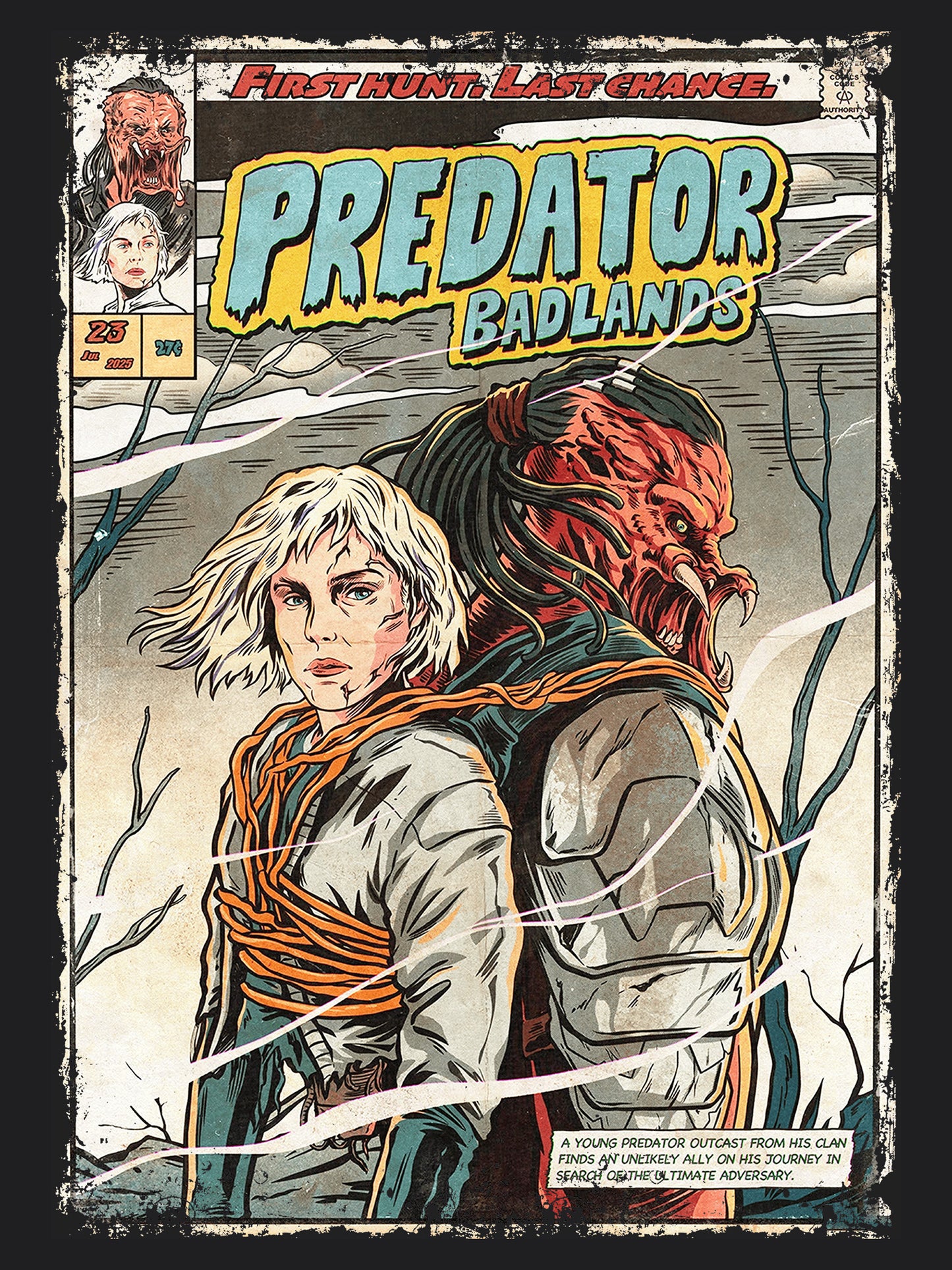 Predator Badlands Sci-fi Movie | Unisex Graphic Short Sleeve Tee