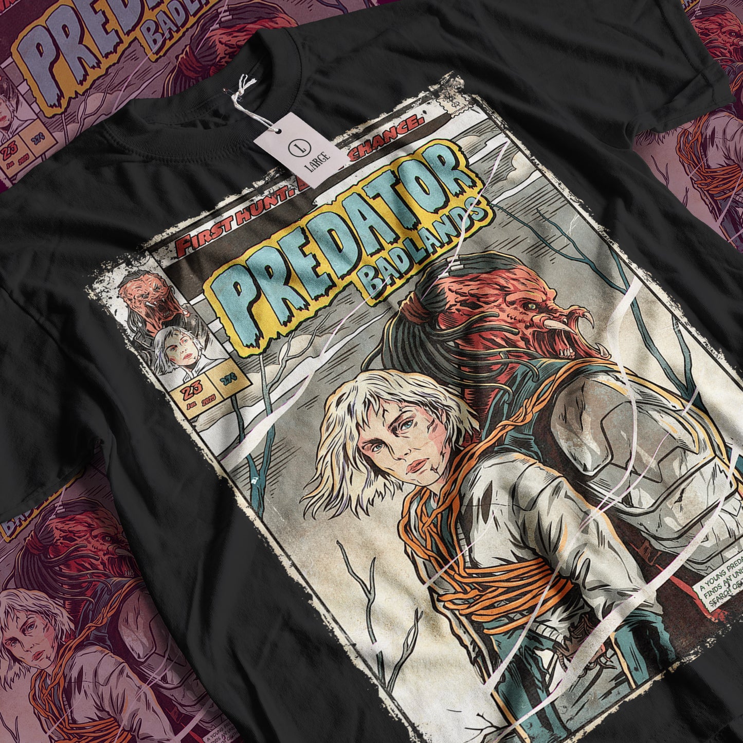 Predator Badlands Sci-fi Movie | Unisex Graphic Short Sleeve Tee