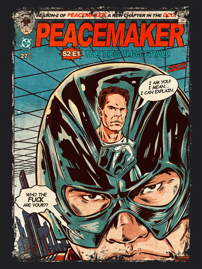Peacemaker Superhero TV Series | Unisex Graphic Short Sleeve Tee