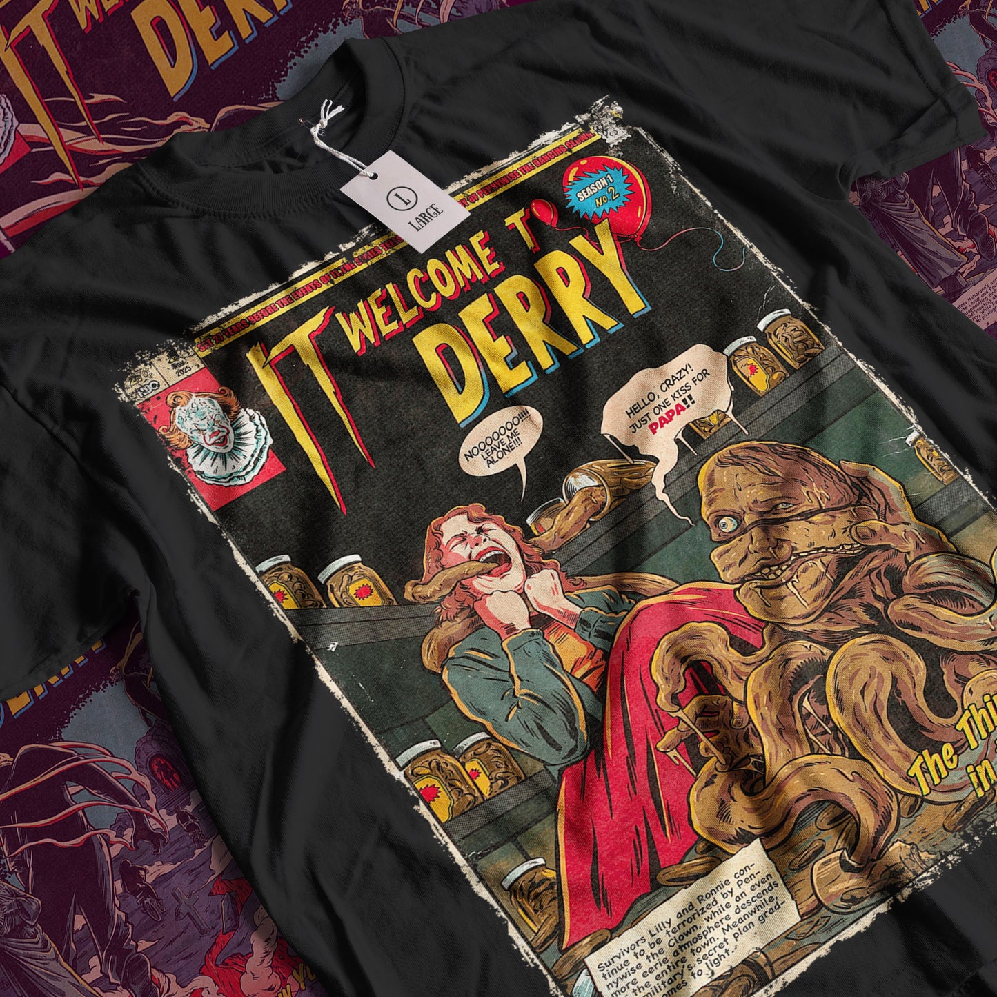 IT Welcome To Derry Horror TV Series | Unisex Graphic Short Sleeve Tee