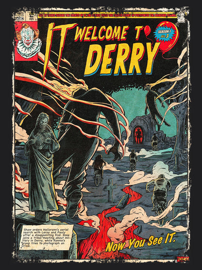 IT Welcome To Derry Horror TV Series | Unisex Graphic Short Sleeve Tee