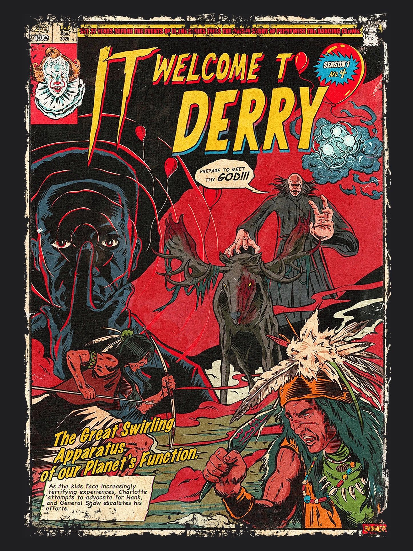 IT Welcome To Derry Horror TV Series | Unisex Graphic Short Sleeve Tee
