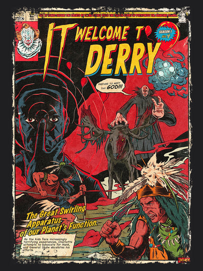 IT Welcome To Derry Horror TV Series | Unisex Graphic Short Sleeve Tee