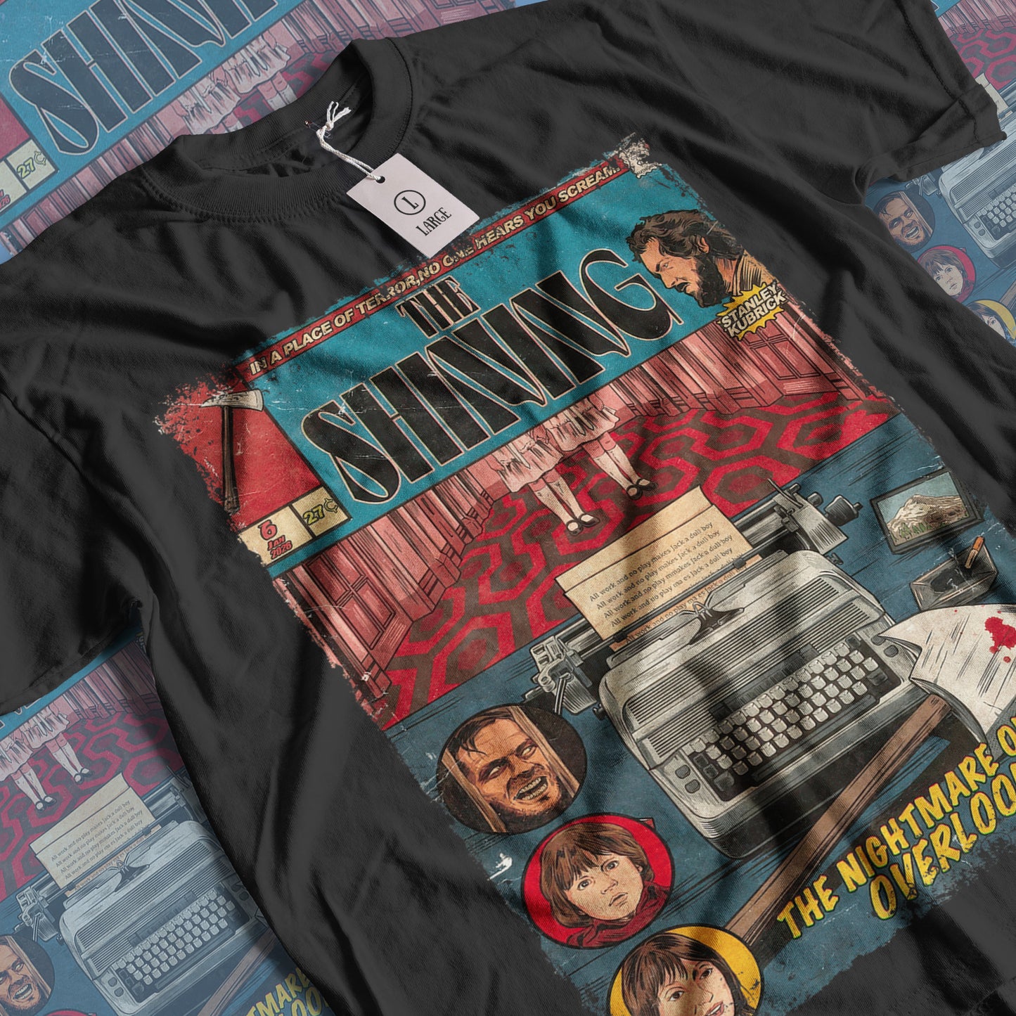 The Shining Horror Movie | Unisex Graphic Short Sleeve Tee