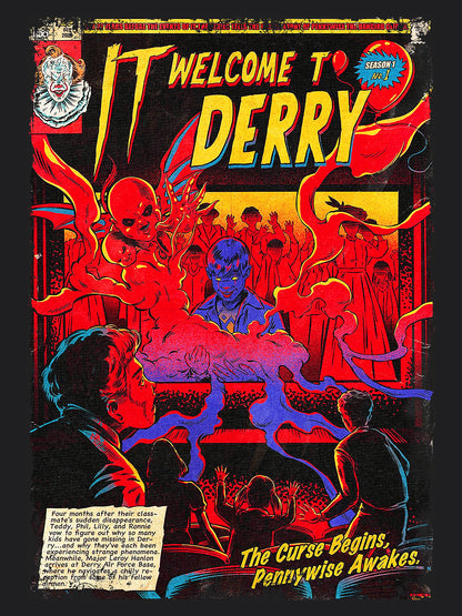 IT Welcome To Derry Horror TV Series | Unisex Graphic Short Sleeve Tee