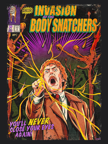 Invasion of The Body Snatchers Horror Movie | Unisex Graphic Short Sleeve Tee