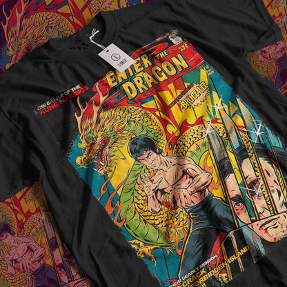 Enter The Dragon Action Movie | Unisex Graphic Short Sleeve Tee