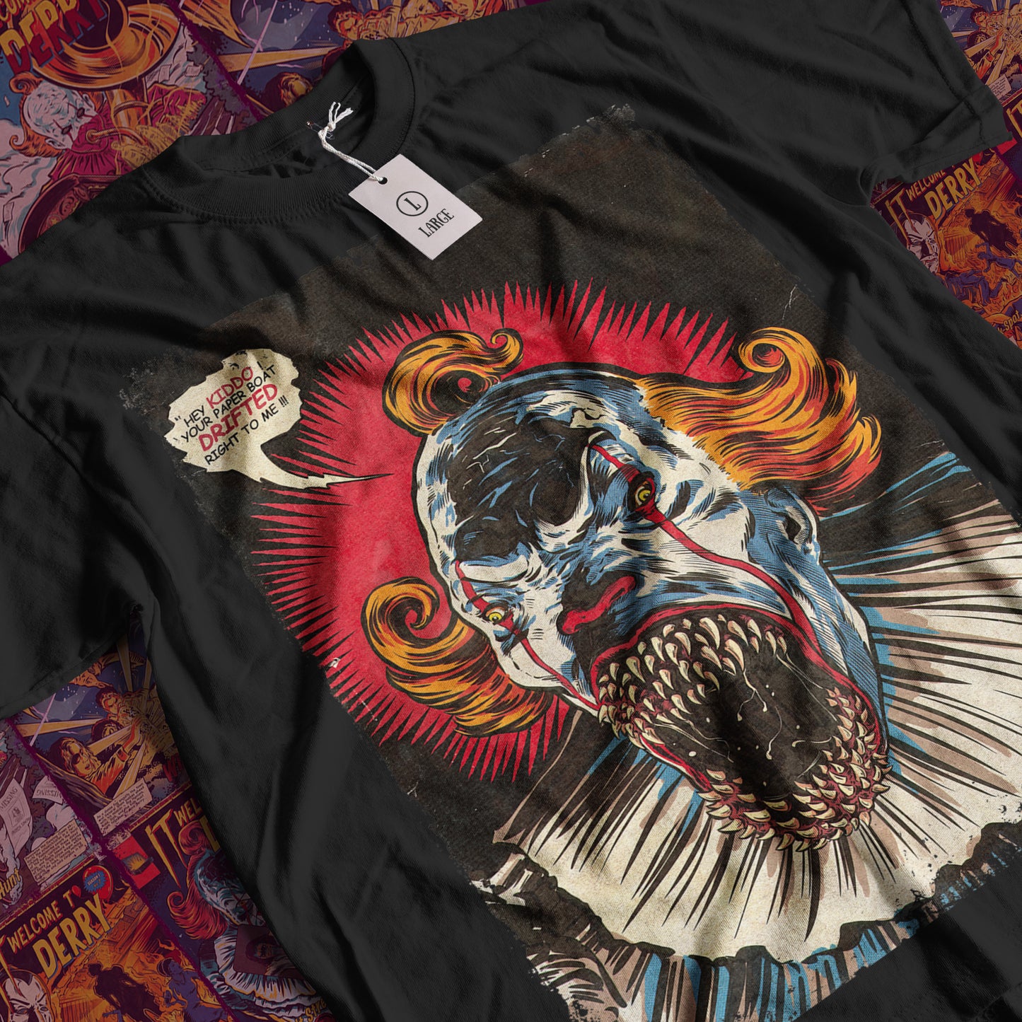 IT Welcome To Derry Horror TV Series | Unisex Graphic Short Sleeve Tee