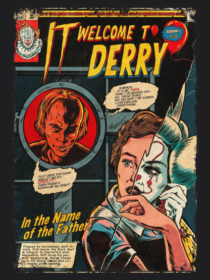 IT Welcome To Derry Horror TV Series | Unisex Graphic Short Sleeve Tee