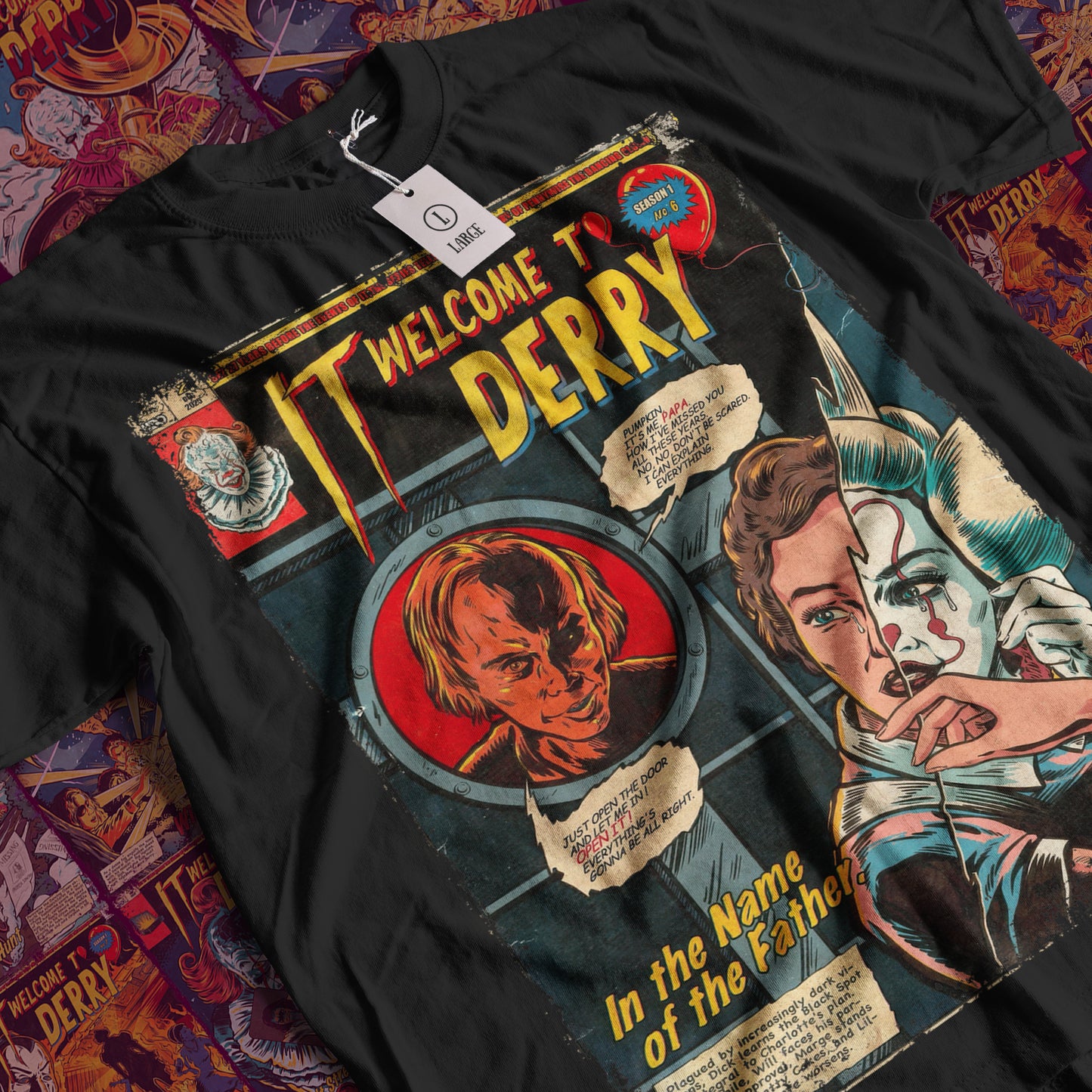 IT Welcome To Derry Horror TV Series | Unisex Graphic Short Sleeve Tee