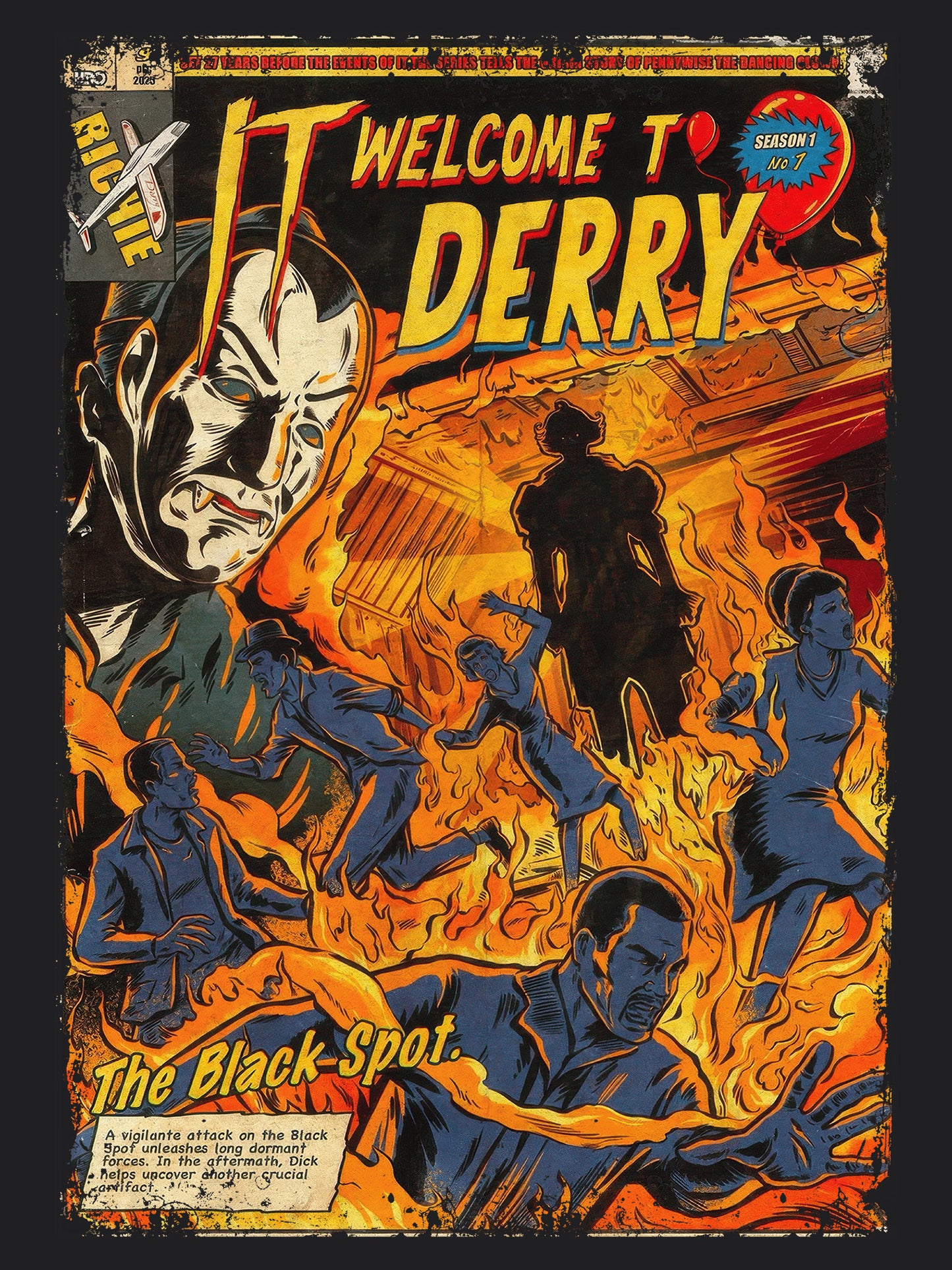 IT Welcome To Derry Horror TV Series | Unisex Graphic Short Sleeve Tee