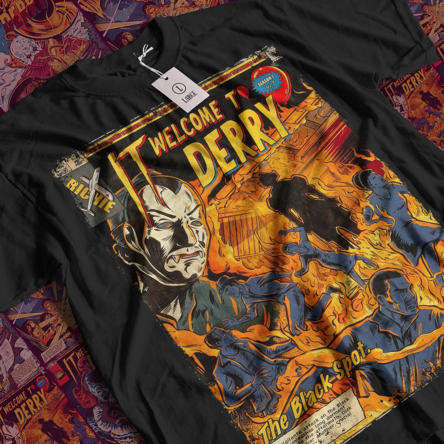 IT Welcome To Derry Horror TV Series | Unisex Graphic Short Sleeve Tee