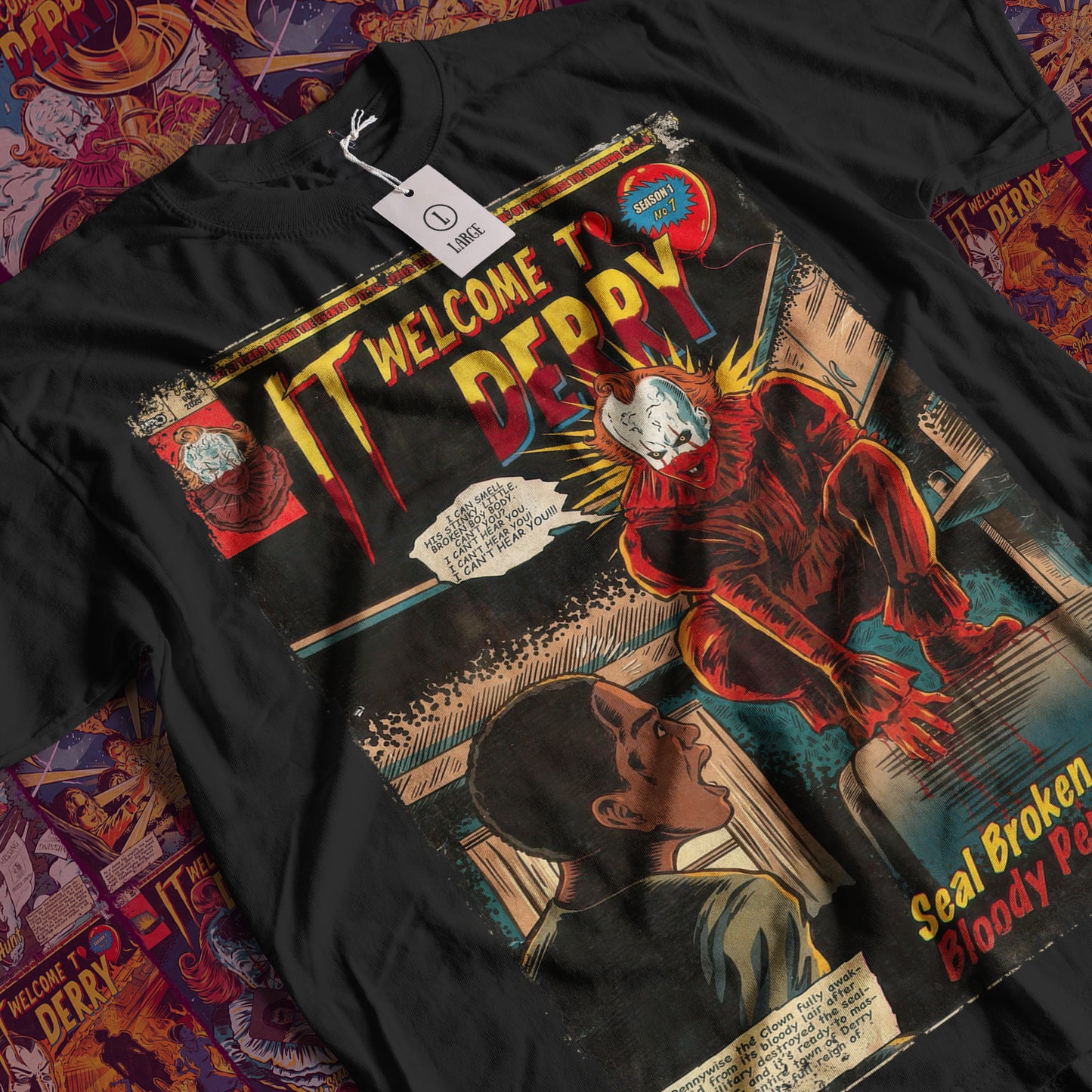 IT Welcome To Derry Horror TV Series | Unisex Graphic Short Sleeve Tee