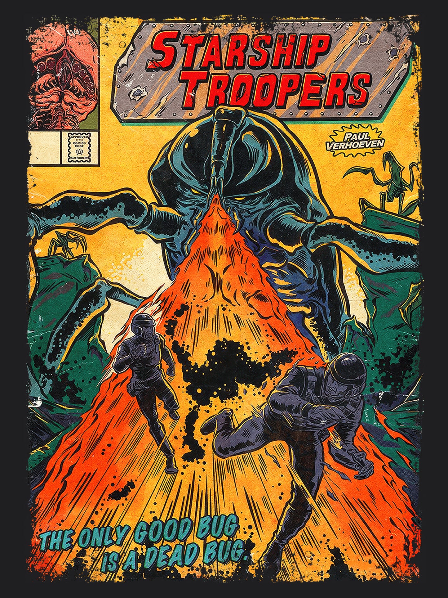 Starship Troopers Horror Movie | Unisex Graphic Short Sleeve Tee