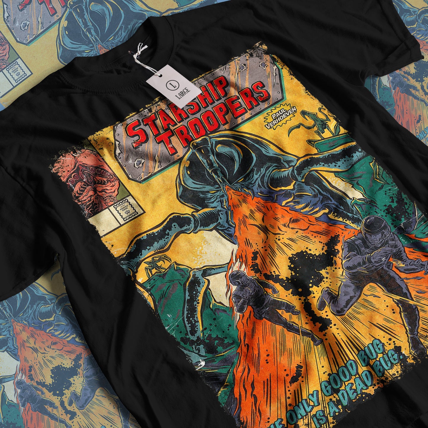 Starship Troopers Horror Movie | Unisex Graphic Short Sleeve Tee