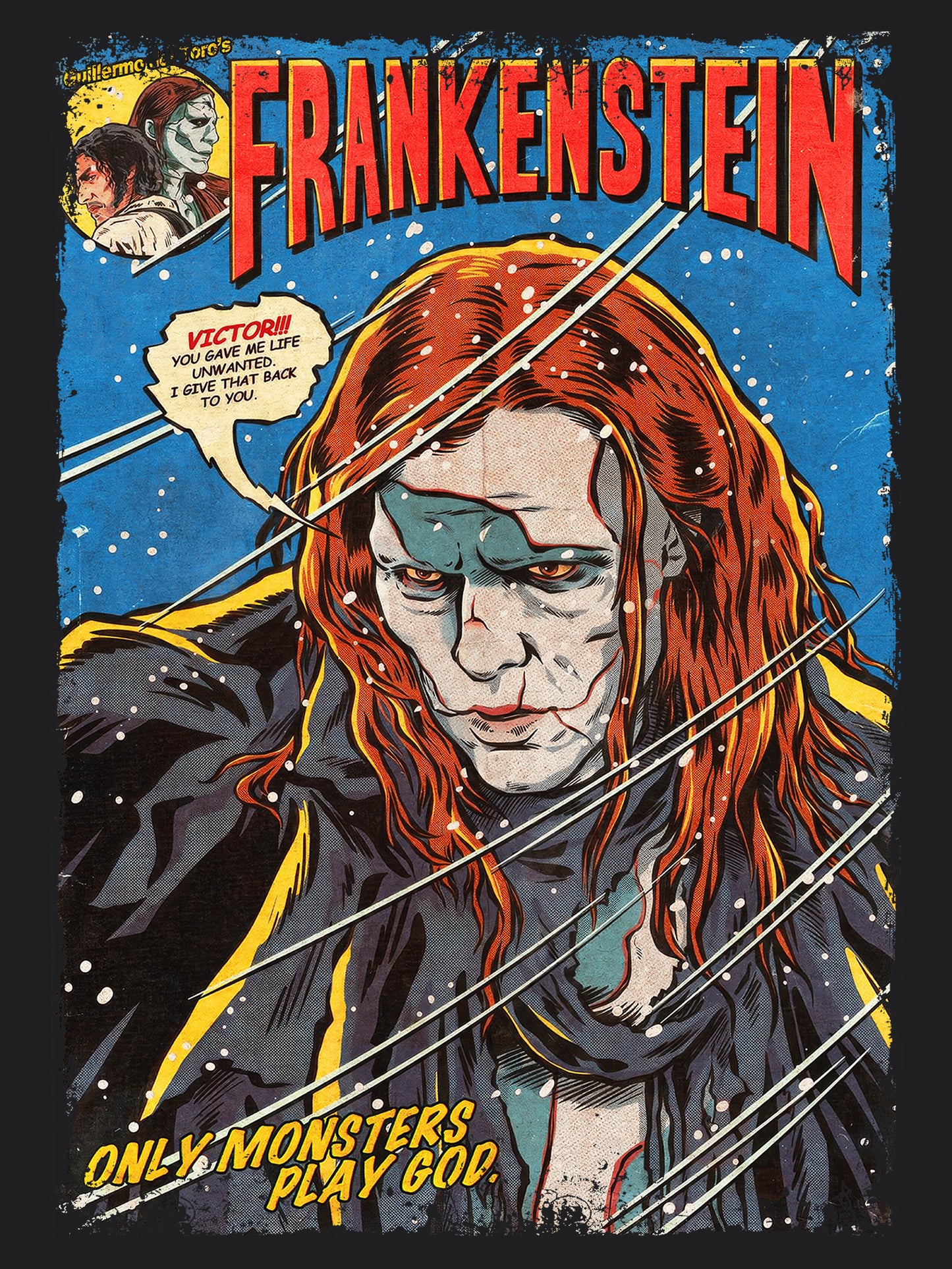 Frankenstein Horror Movie | Unisex Graphic Short Sleeve Tee