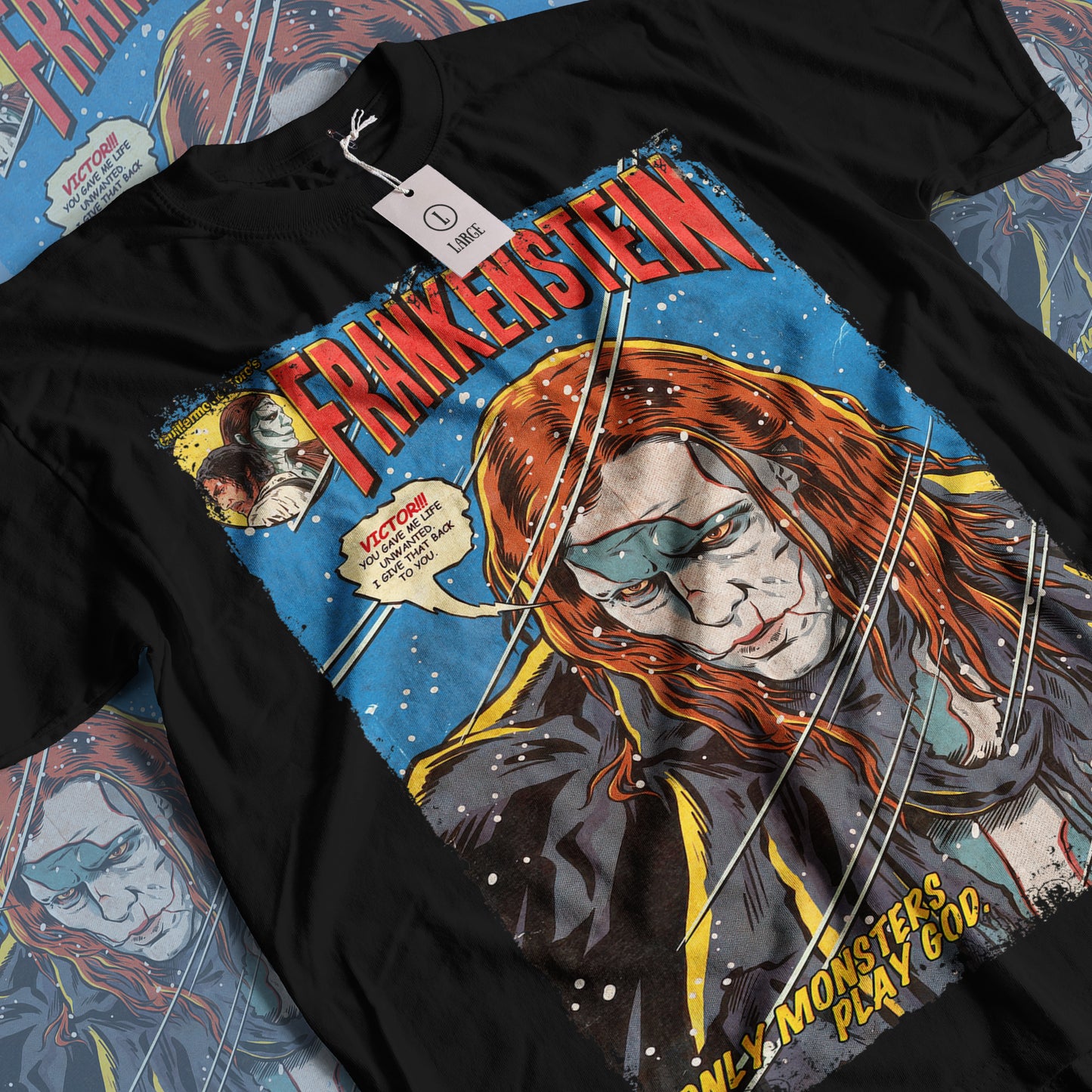 Frankenstein Horror Movie | Unisex Graphic Short Sleeve Tee