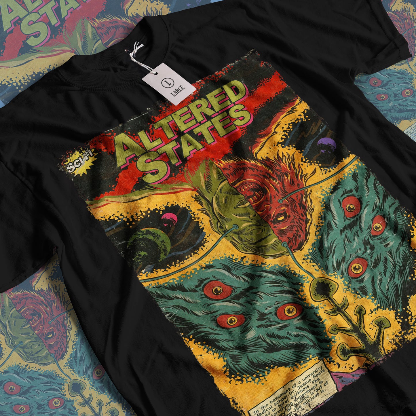 Altered States Horror Movie | Unisex Graphic Short Sleeve Tee