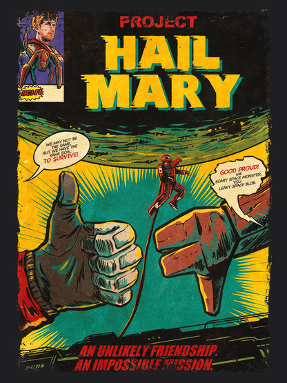 Project Hail Mary Horror Sci-fi TV Series | Unisex Graphic Short Sleeve Tee