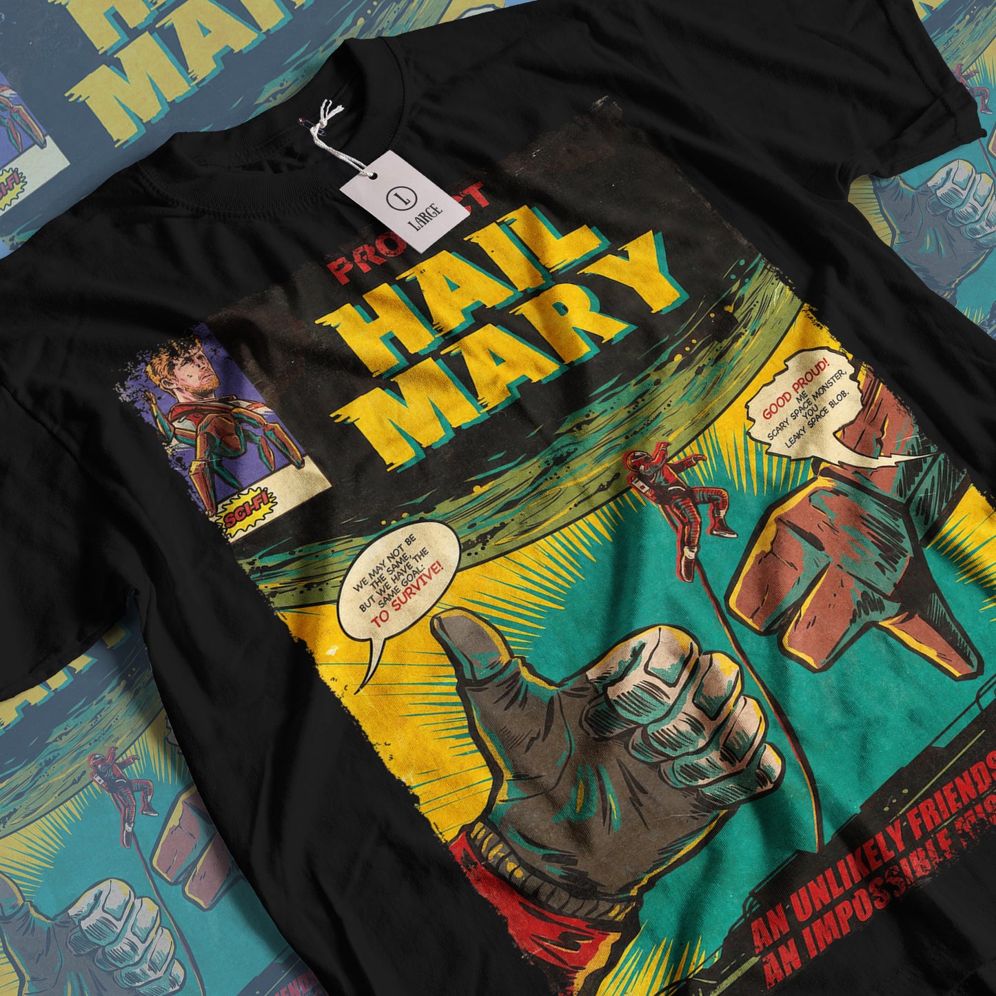 Project Hail Mary Horror Sci-fi TV Series | Unisex Graphic Short Sleeve Tee