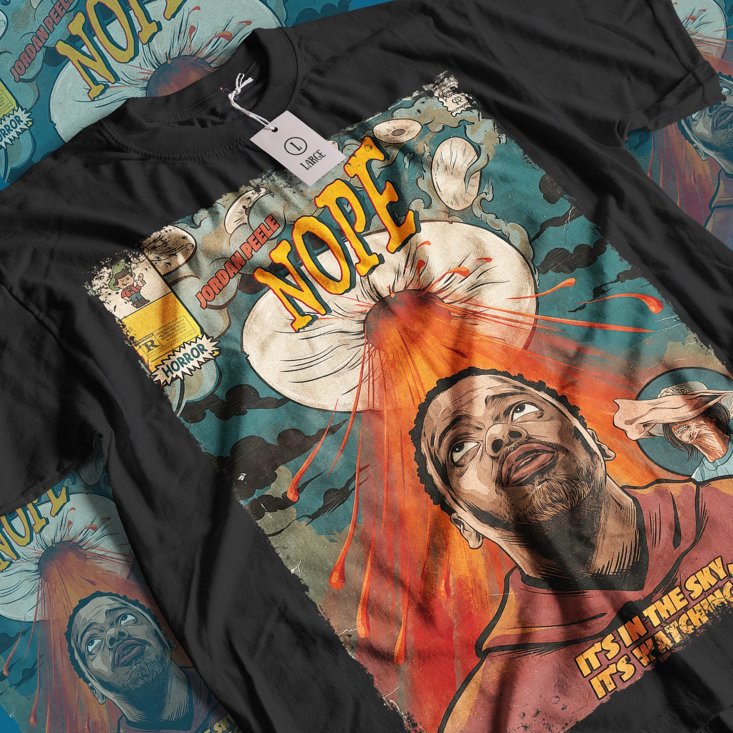 Nope Horror Movie | Unisex Graphic Short Sleeve Tee